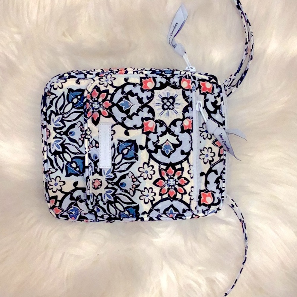 Lisbon Medallion Vera Bradley Mini Hipster Crossbody